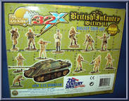 British Infantry - Series 2 from Ultimate Soldier - 32X - Infantry Sets manufactured by 21st Century Toys [Back]