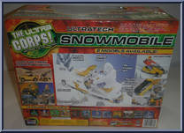 Snowmobile (Gray / White Camo) from Ultra Corps! - Ultratech manufactured by Lanard Toys [Back]
