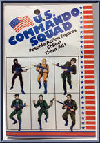 Soldier #3 from U.S. Commando Squad - Basic Series manufactured by Woolworth [Back]