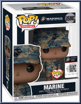 Marine (Male / Brown) from U.S. Marines - Pop! Vinyl Figures manufactured by Funko [Front]