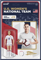 Alex Morgan from U.S. Women's National Team - ReAction Figures manufactured by Super7 [Front]