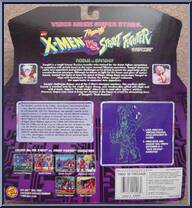 Rogue vs. Zangief from Video Game Super Stars Presents - X-Men v.s Street Fighter - Series 2 manufactured by Toy Biz [Back]