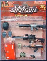 Villain Shotgun Weapon Set 3 Action Figure