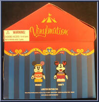 Minnie / Goofy from Vinylmation - Mickey's Circus manufactured by Disney [Back]