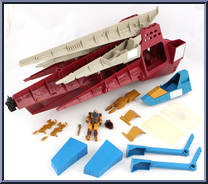 Dagger Assault with Reekon from Visionaries - Darkling Lords - Vehicles manufactured by Hasbro [Loose]