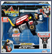 Legendary Black Lion from Voltron 84 - Classic manufactured by Playmates [Front]