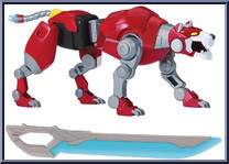 Red Lion from Voltron Legendary Defender - Metal Defender manufactured by Playmates [Loose]