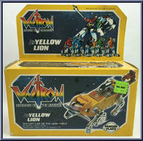 Yellow Lion from Voltron - Lions manufactured by Panosh Place [Front]