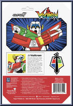 Voltron (Metallic) from Voltron - ReAction Figures manufactured by Super7 [Back]
