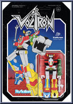 Voltron (Metallic) from Voltron - ReAction Figures manufactured by Super7 [Front]