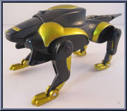 Yellow Lion from Voltron - Third Dimension - Stealth Lions manufactured by Trendmasters [Loose]