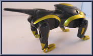 Yellow Lion from Voltron - Third Dimension - Stealth Lions manufactured by Trendmasters [Loose]