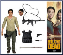 Glenn from Walking Dead - 2024 - 5" Scale manufactured by McFarlane [Loose]