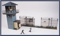 Prison Tower & Gate from Walking Dead - Construction Sets manufactured by McFarlane [Loose]