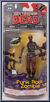 Punk Rock Zombie from Walking Dead - Comic Series 3 manufactured by McFarlane [Front]