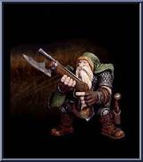 Dwarven Rifleman from Warcraft - Mini Figures manufactured by Toycom [Loose]