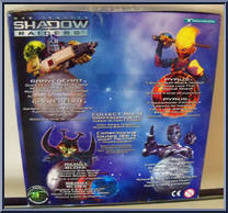 Tekla from War Planets - Shadow Raiders - Deluxe manufactured by Trendmasters [Back]