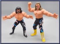 Michael Hayes & Jimmy Garvin from WCW - Tag Teams - Released in UK manufactured by Galoob [Loose]