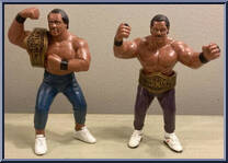 Ron Simmons & Butch Reed from WCW - Tag Teams - Released in US manufactured by Galoob [Loose]