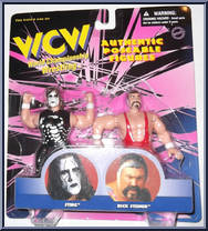 Sting & Rick Steiner from WCW - 4.5" Scale manufactured by Original San Francisco Toymakers [Front]
