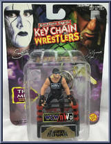 Hollywood Hogan from WCW - Key Chain Wrestlers - Electronic Talking manufactured by Toy Biz [Front]