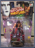 Macho Man from WCW - Key Chain Wrestlers - Electronic Talking manufactured by Toy Biz [Front]