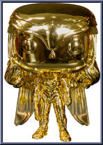Wonder Woman (Golden Armor) (Gold Chrome) from Wonder Woman - WW84 Pop! manufactured by Funko [Loose]