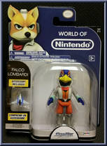 Falco Lombardi from World of Nintendo - Series 2-1 manufactured by Jakks Pacific [Front]