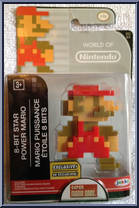 8-Bit Power Mario (Super Mario) from World of Nintendo - Series 1-1 manufactured by Jakks Pacific [Front]
