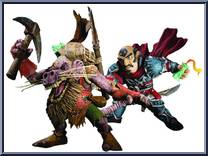 Brink Spannercrank (Gnome Rogue) vs. Snaggle (Kobold Miner) from World of Warcraft (DC Unlimited) - Series 8 manufactured by DC Direct [Loose]