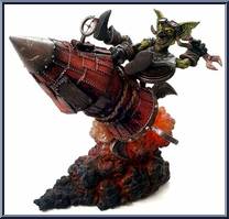 Gibzz Sparklighter (Goblin Tinker) from World of Warcraft (DC Unlimited) - Series 6 manufactured by DC Direct [Loose]