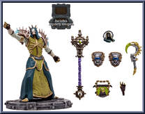 Undead Priest & Undead Warlock (Common) from World of Warcraft - Basic Series manufactured by McFarlane [Loose]