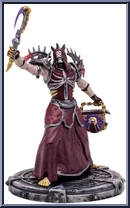Undead Priest & Undead Warlock (Rare) from World of Warcraft - Basic Series manufactured by McFarlane [Loose]