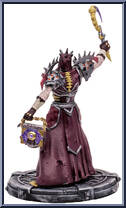 Undead Priest & Undead Warlock (Rare) from World of Warcraft - Basic Series manufactured by McFarlane [Loose]