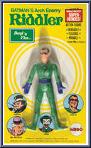 Riddler from World's Greatest - Bend 'n Flex manufactured by Mego [Front]