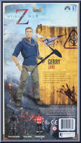 Gerry Lane from World War Z - Basic Series manufactured by Jazwares [Back]