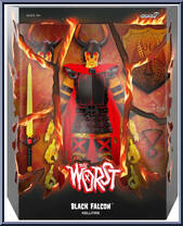 Black Falcon (Hellfire) from Worst - Ultimates manufactured by Super7 [Front]