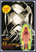 X-2 (The Unknown) from Worst - Remco Glow manufactured by Super7 [Front]
