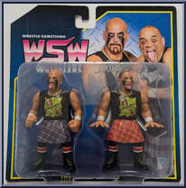 Thrasher (Purple) / Mosh (Red) from Wrestle-Something Wrestlers - 2-Packs manufactured by FC Toys [Front]