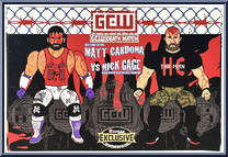 Matt Cardona / Nick Gage (Bloody) from Wrestling - GCW Death Match manufactured by RSC Toys [Back]