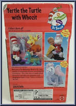 Yertle the Turtle with Whozit from Wubbulous World of Dr. Seuss - Plush manufactured by Mattel [Back]