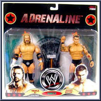 Triple H / Randy Orton from WWE Adrenaline - Series 37 manufactured by Jakks Pacific [Front]