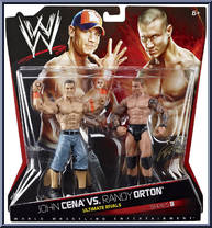 John Cena vs. Randy Orton (Ultimate Rivals) from WWE Battle Packs - Series  8 manufactured by Mattel [Front]