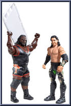 Mark Henry vs. Trent Baretta from WWE Battle Packs - Series 17 manufactured by Mattel [Loose]