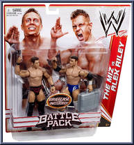 Miz vs. Alex Riley from WWE Battle Packs - Series 13 manufactured by Mattel [Front]