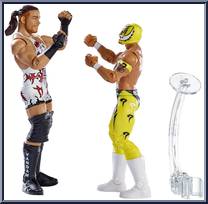 Rey Mysterio vs. Rob Van Dam from WWE Battle Packs - Series 33 manufactured by Mattel [Loose]