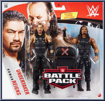 Roman Reigns / Undertaker from WWE Battle Packs - Series 66 manufactured by Mattel [Front]