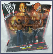 Shad & JTG (Supreme Teams) from WWE Battle Packs - Series  3 manufactured by Mattel [Front]