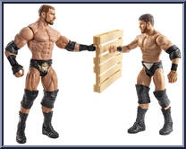 Triple H vs. Curtis Axel from WWE Battle Packs - Series 26 manufactured by Mattel [Loose]