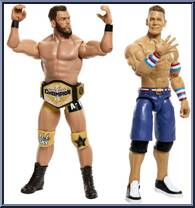 Austin Theory vs John Cena Action Figure